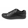 Pantofi barbati sport din piele naturala, Negru, CIUCALETI SHOES